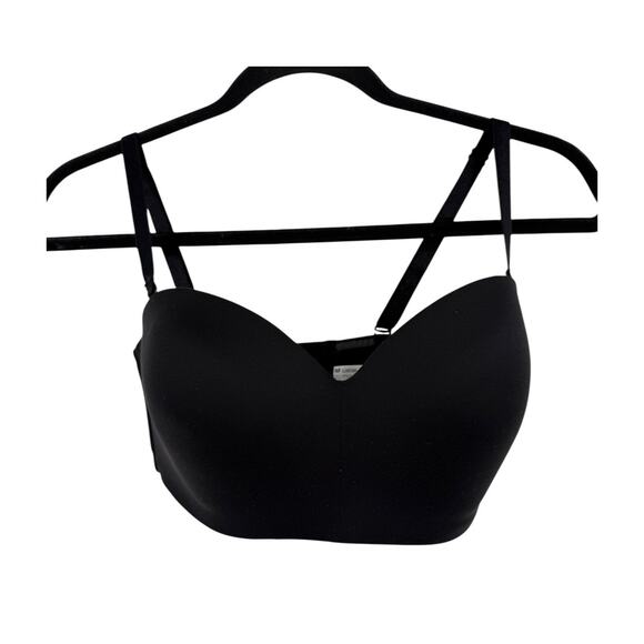 Wacoal 854372 Staying Power wire free strapless bra black size 32DD 32E - Picture 1 of 6